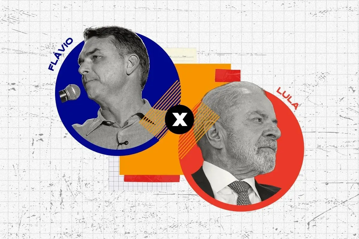 Datafolha: Flávio tem 51% dos votos válidos contra 49% de Lula no 2º turno Datafolha: Flávio tem 51% dos votos válidos contra 49% de Lula no 2º turno